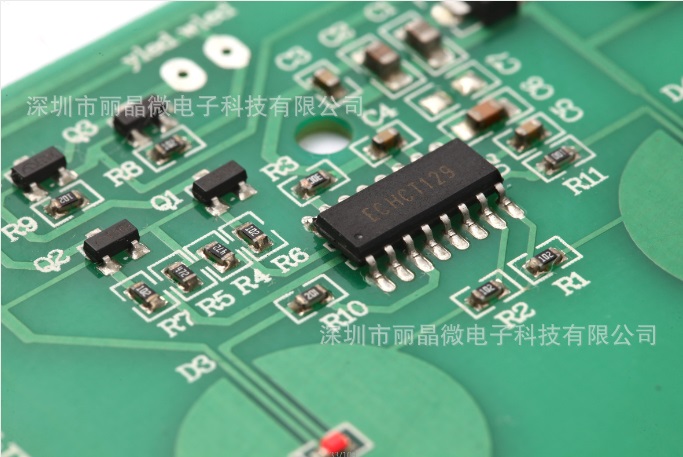 單鍵兩路觸摸調光電路板功能說明：